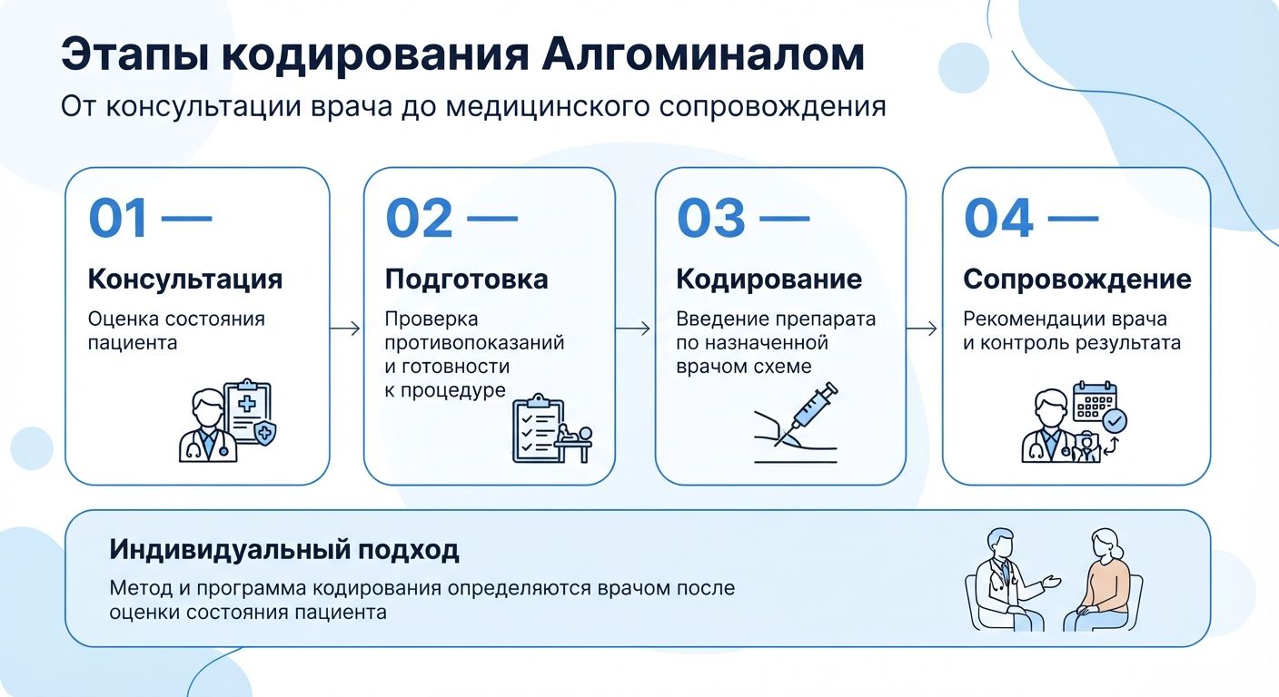 Кодирование препаратом «Алгоминал» в Братске инфографика