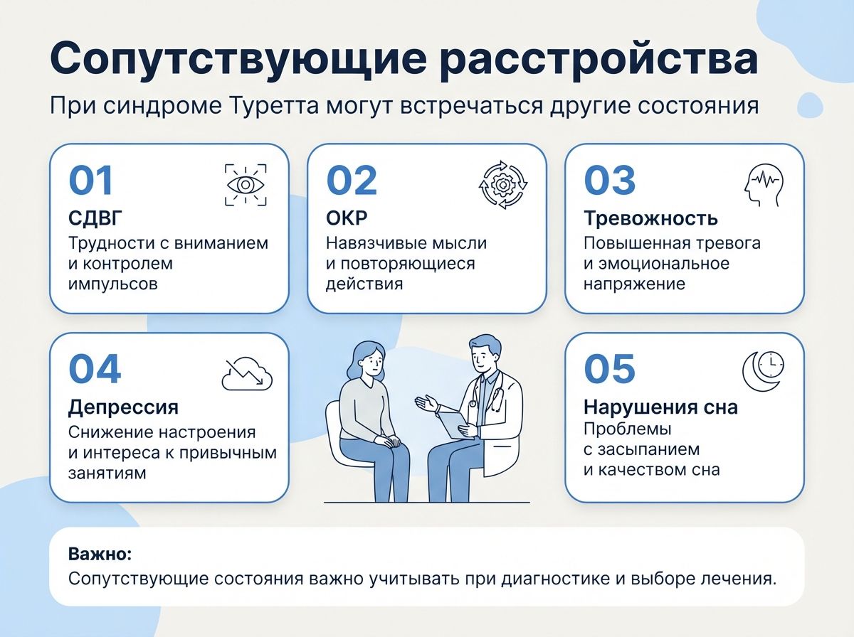 Лечение синдрома Туретта в Братске инфографика